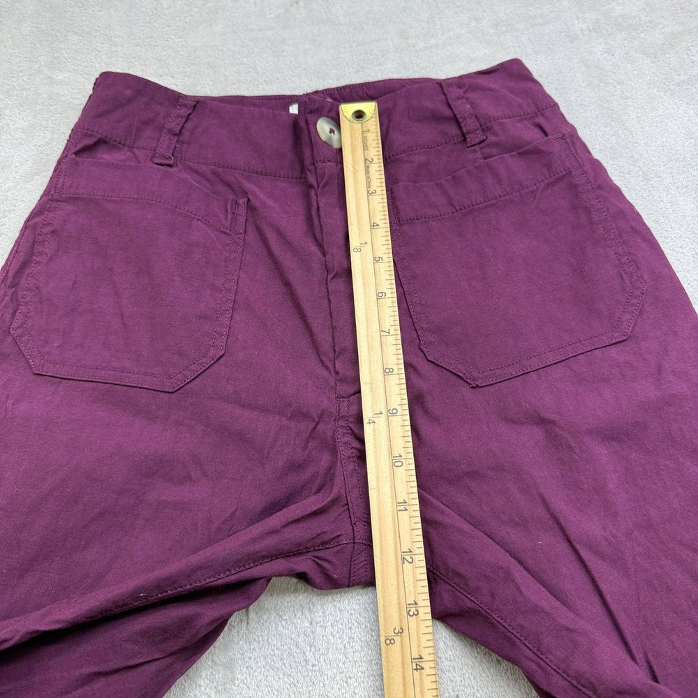 Maeve Wide Leg Pants in Deep Plum - Picture 5 of 12